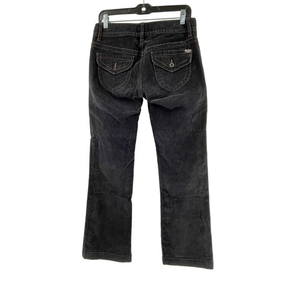 Ralph Lauren Polo Jeans Company Women's Straight Black Corduroy Pants Size 4 - Picture 3 of 16
